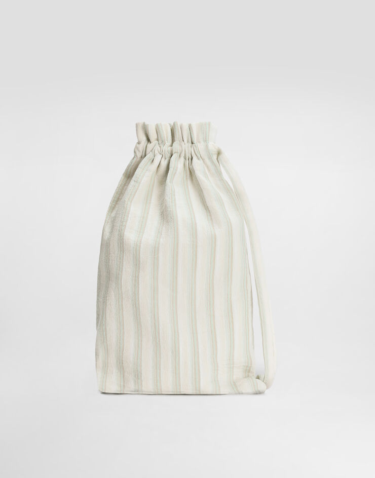 Dolce & Gabbana Striped poplin crossbody bag Multicolor BM2503AY217