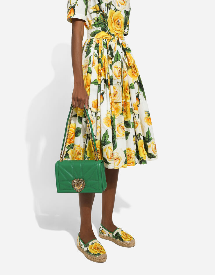 Dolce & Gabbana Bolso de hombro Devotion grande Verde BB7100AW437