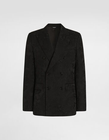 Dolce & Gabbana Sicilia light double-breasted brocade jacket  G2TV8THJMRF
