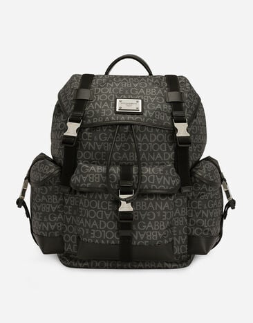 Dolce & Gabbana Coated jacquard backpack Print BM2301AR757