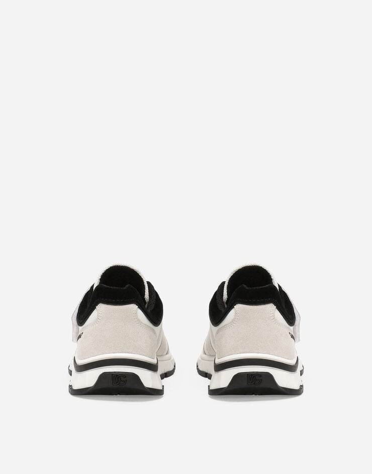 Dolce & Gabbana Sneakers en matières mélangées Blanc DA5187AA954