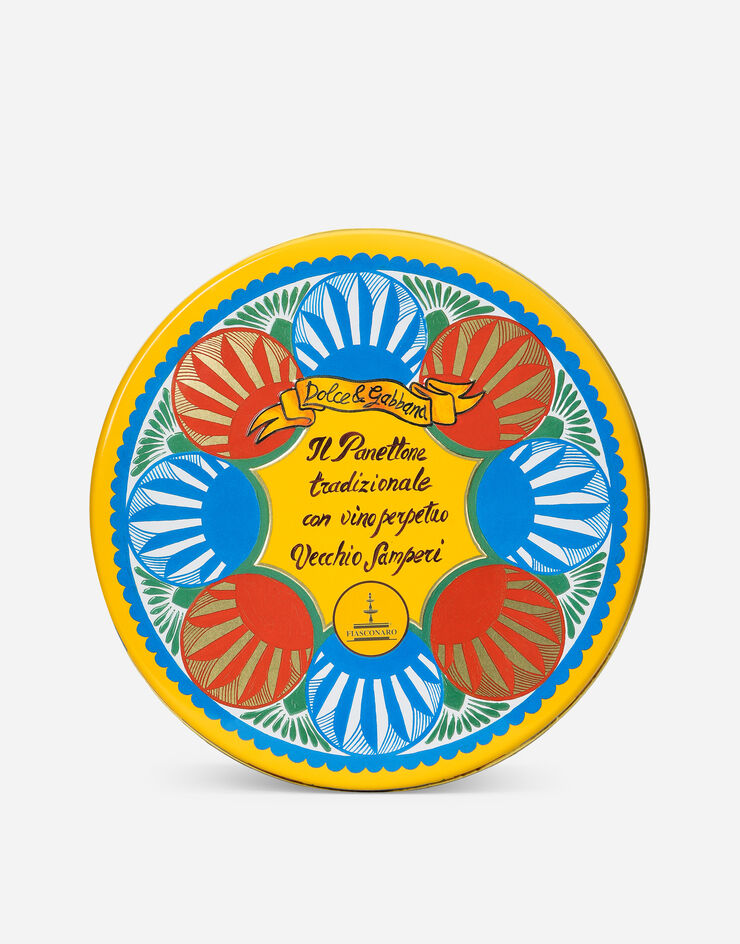 Dolce & Gabbana Traditional Panettone with perpetual Vecchio Samperi wine Multicolor PN1030BLU12