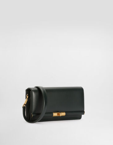 Dolce & Gabbana Sac portefeuille Marlene porté épaule Green BB7756A3G19