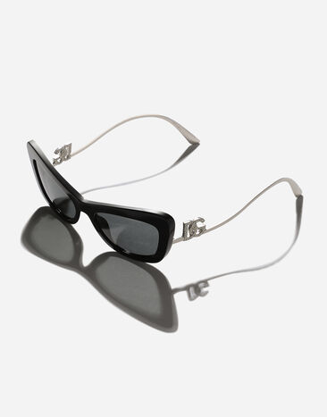 Dolce & Gabbana DG Crystal Sunglasses Black VG4467VP187