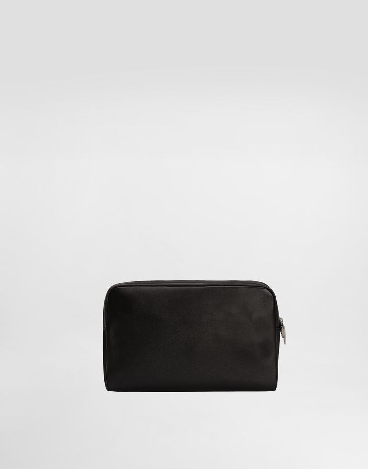 Dolce & Gabbana Pochette en cuir de veau Noir BM2441AV956