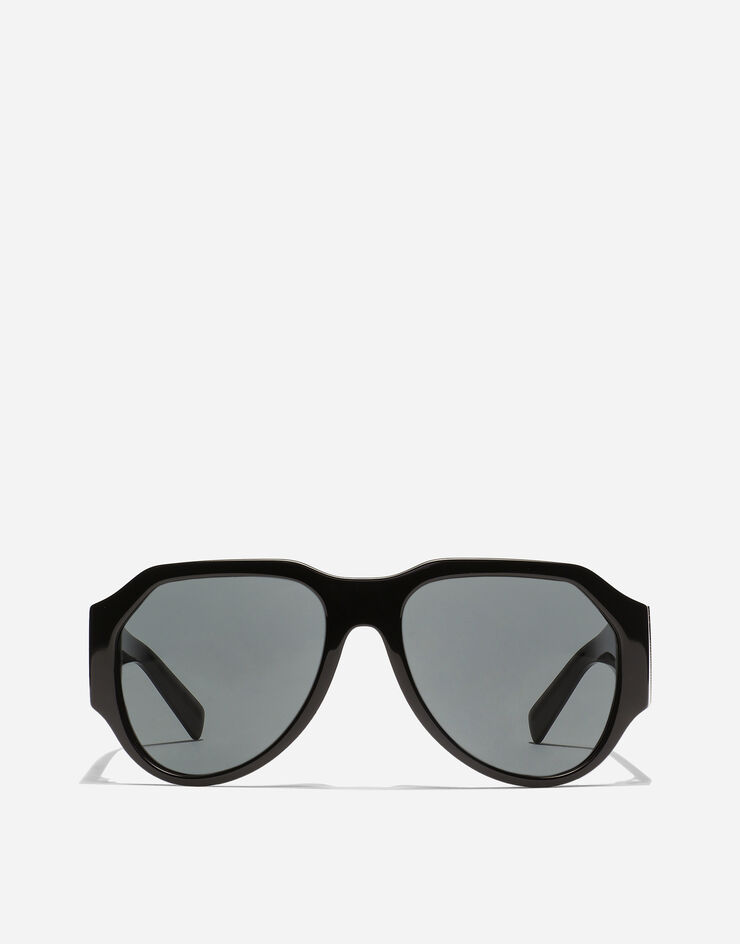 Dolce & Gabbana Sonnenbrille Lusso Sartoriale Schwarz VG4504VP187