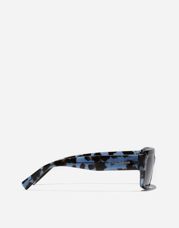 Dolce & Gabbana نظارة شمسية DG Sharped أزرق هافان VG446DVP280
