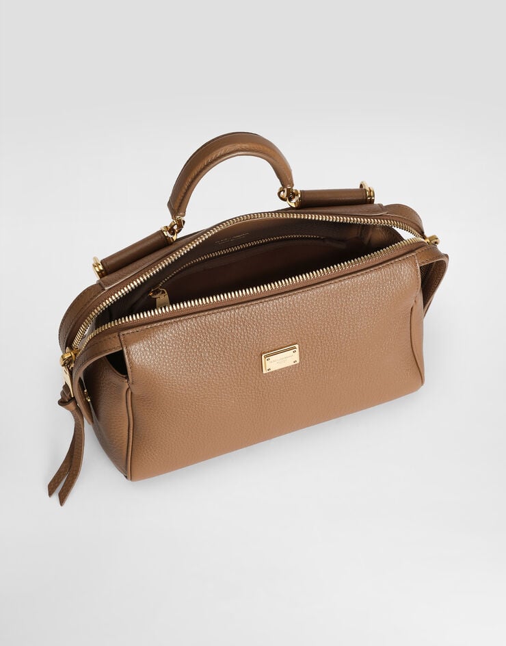 Dolce & Gabbana Vittoria handbag in calfskin Dolce & Gabbana Vittoria handbag in calfskin Brown BB7939A0841