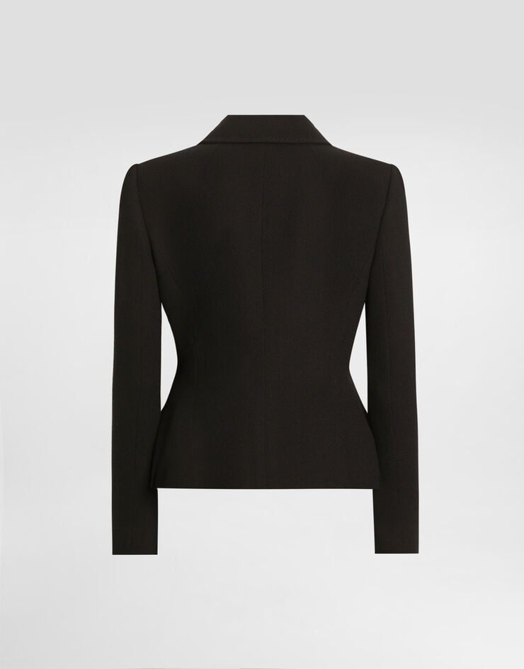 Dolce & Gabbana Wool single-breasted jacket Black F26AJTGDCL2