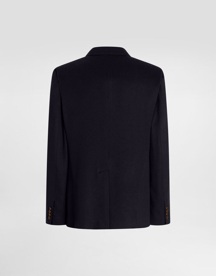 Dolce & Gabbana Double-breasted portofino cashmere jacket Blue G2NZ2TGJ763