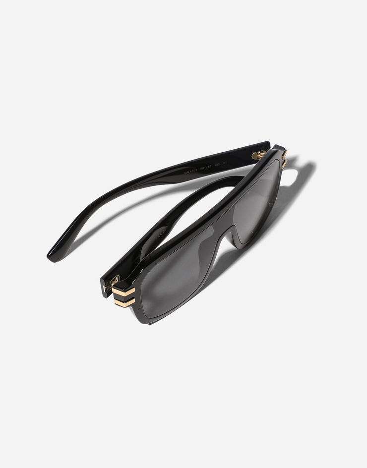 Dolce & Gabbana Sonnenbrille DG Griffe Schwarz VG4507VP187