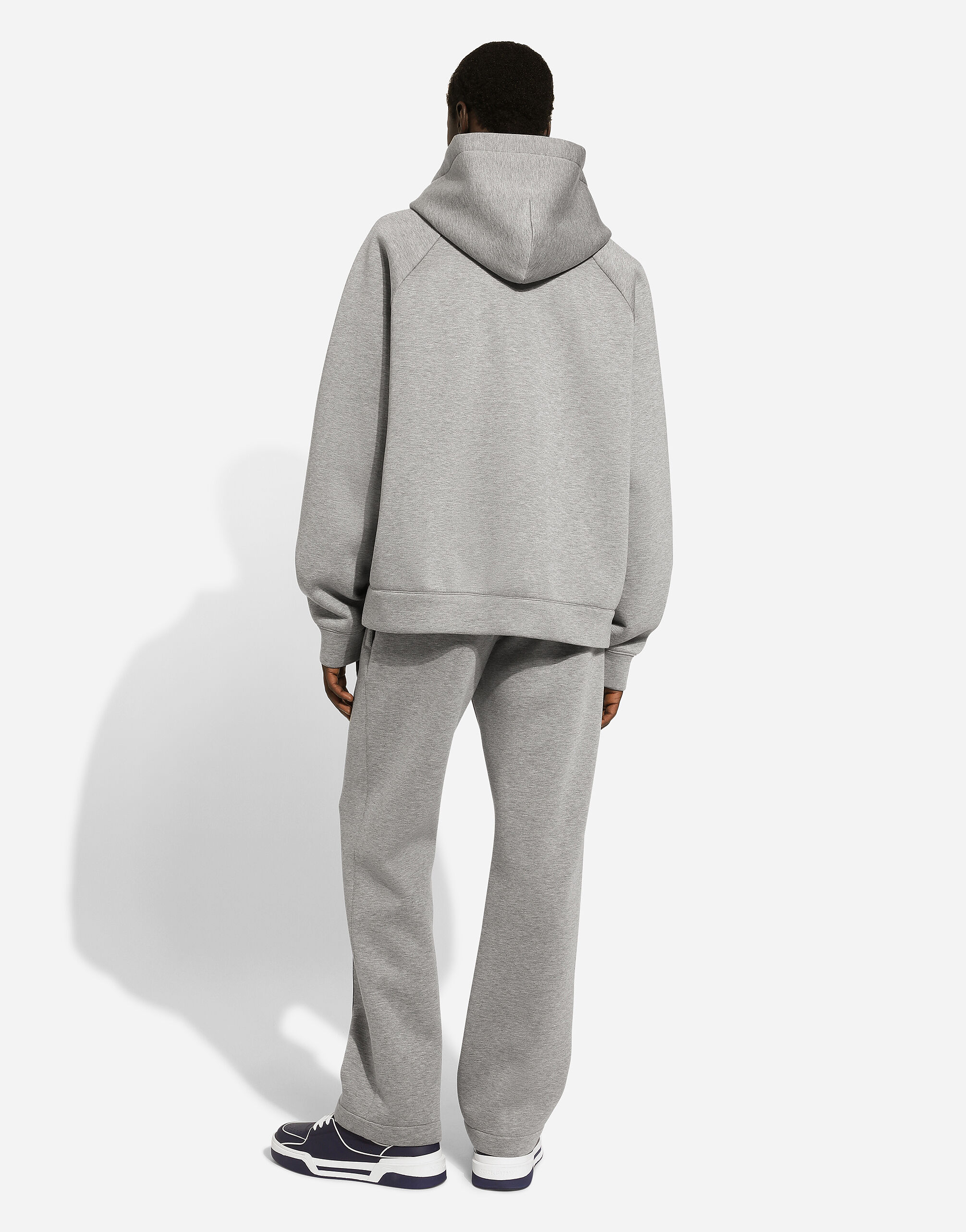 Dolce & Gabbana Zip-up hoodie with tag male Grey