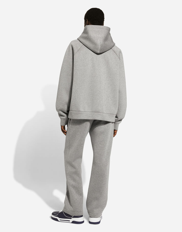 Dolce & Gabbana Zip-up hoodie with tag Grey G9ATOTHU7JW