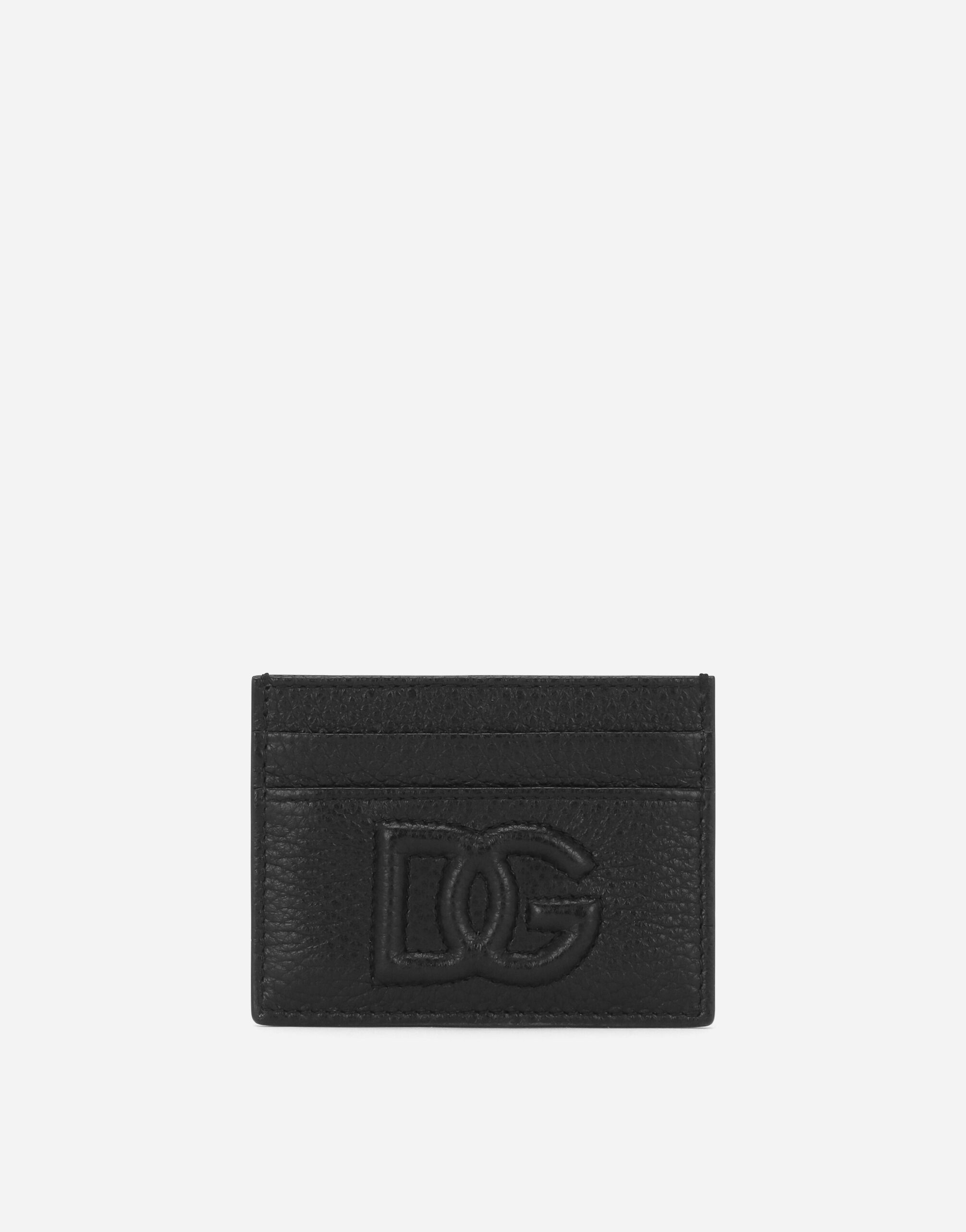 Dolce & Gabbana Kartenetui DG-Logo Schwarz BP3309A8034