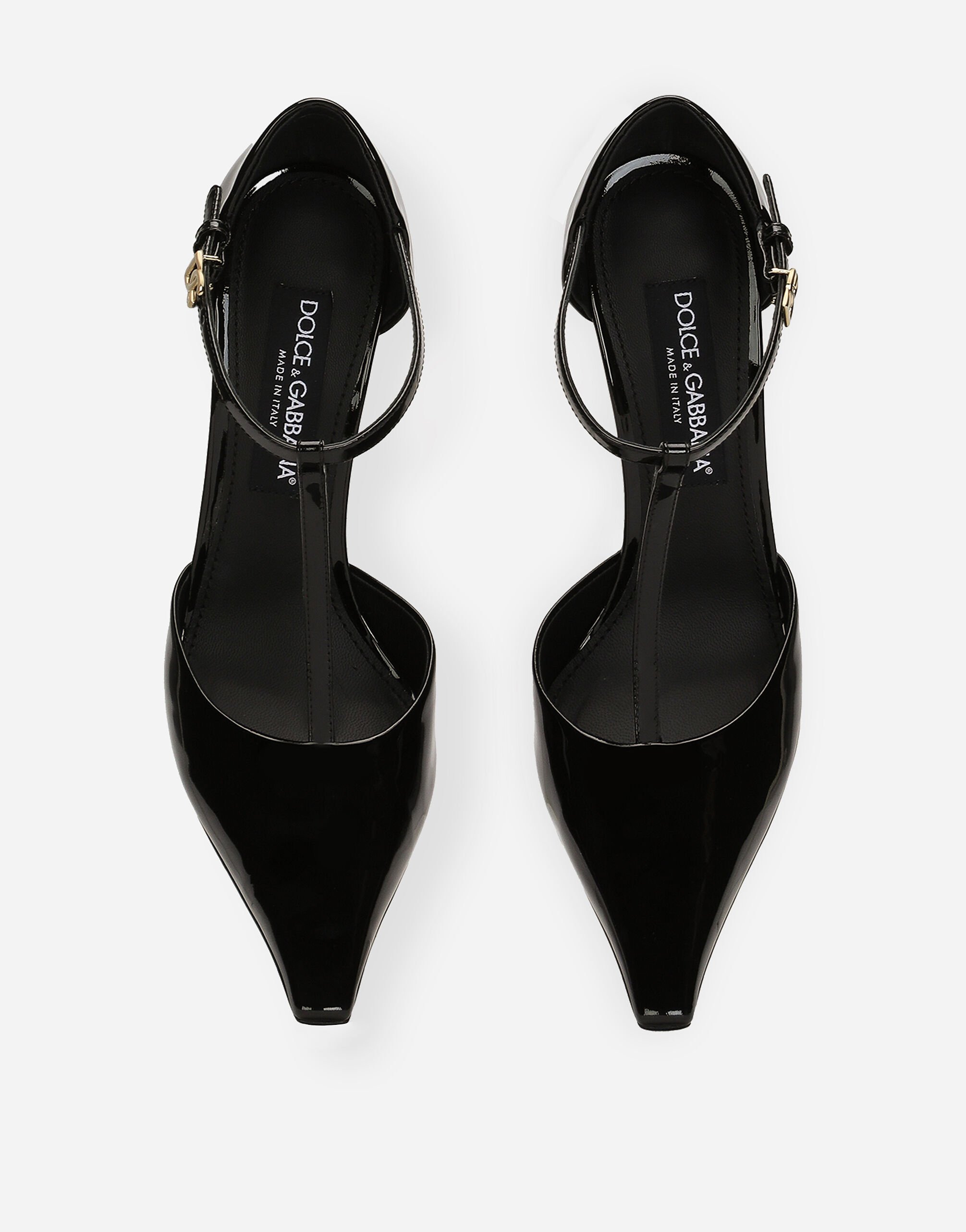 Dolce and gabbana black heels online