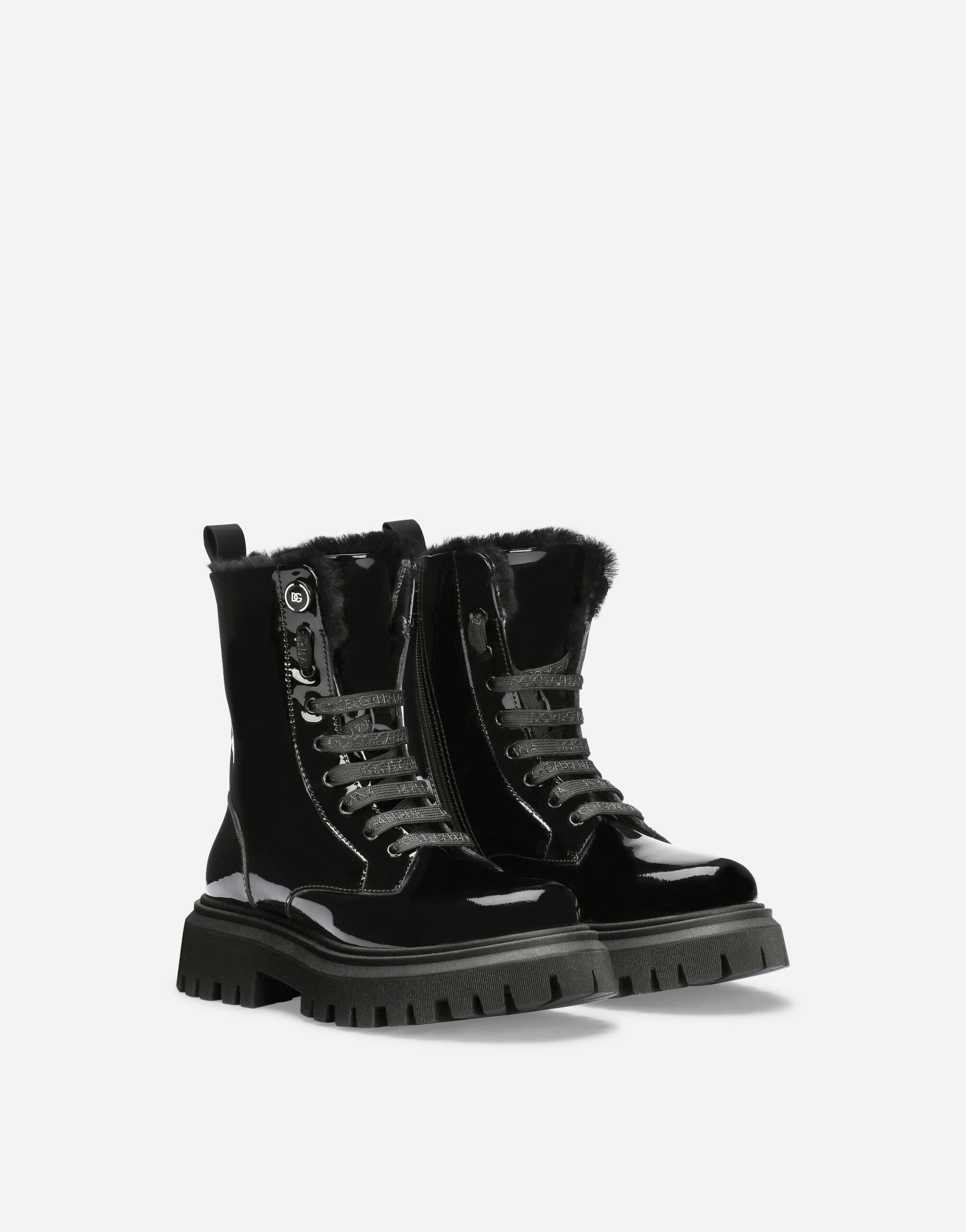 Botas hotsell militar charol