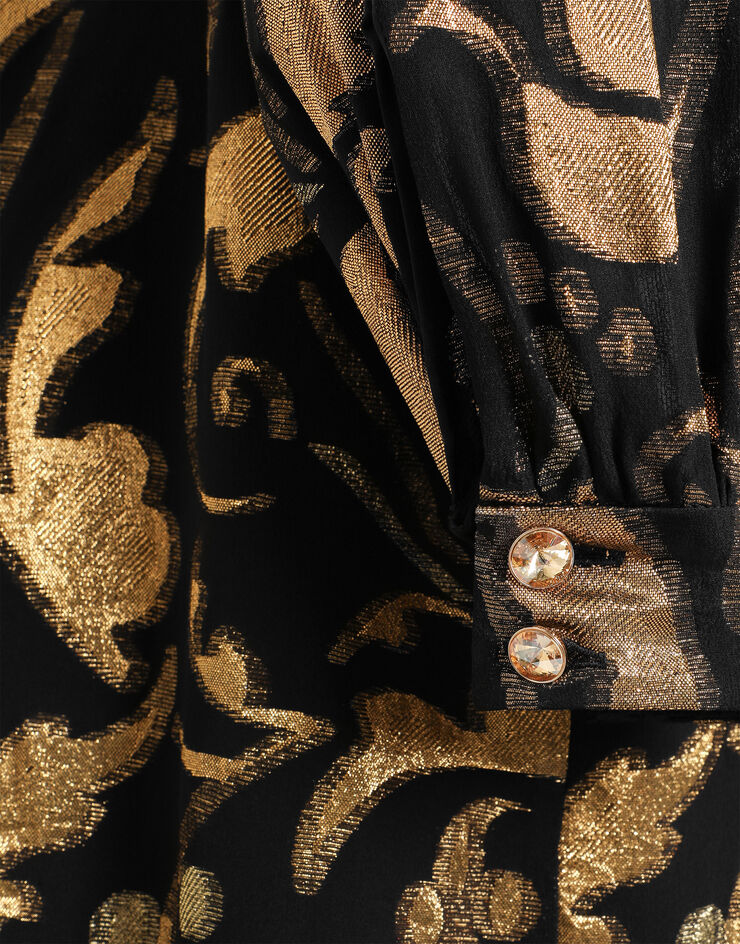 Dolce & Gabbana Lamé jacquard dress Dolce & Gabbana Lamé jacquard dress Gold F623UZFJODZ