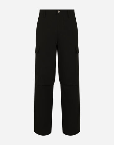 Dolce & Gabbana Cotton cargo pants Black G8PN9TG7M1C