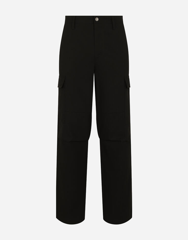 Dolce & Gabbana Pantalón cargo de algodón Negro GP03LTFU6V0