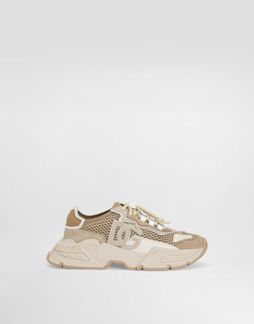 Dolce & Gabbana Daymaster mesh, split calfskin and down sneakers Multicolor DA5119A9H56