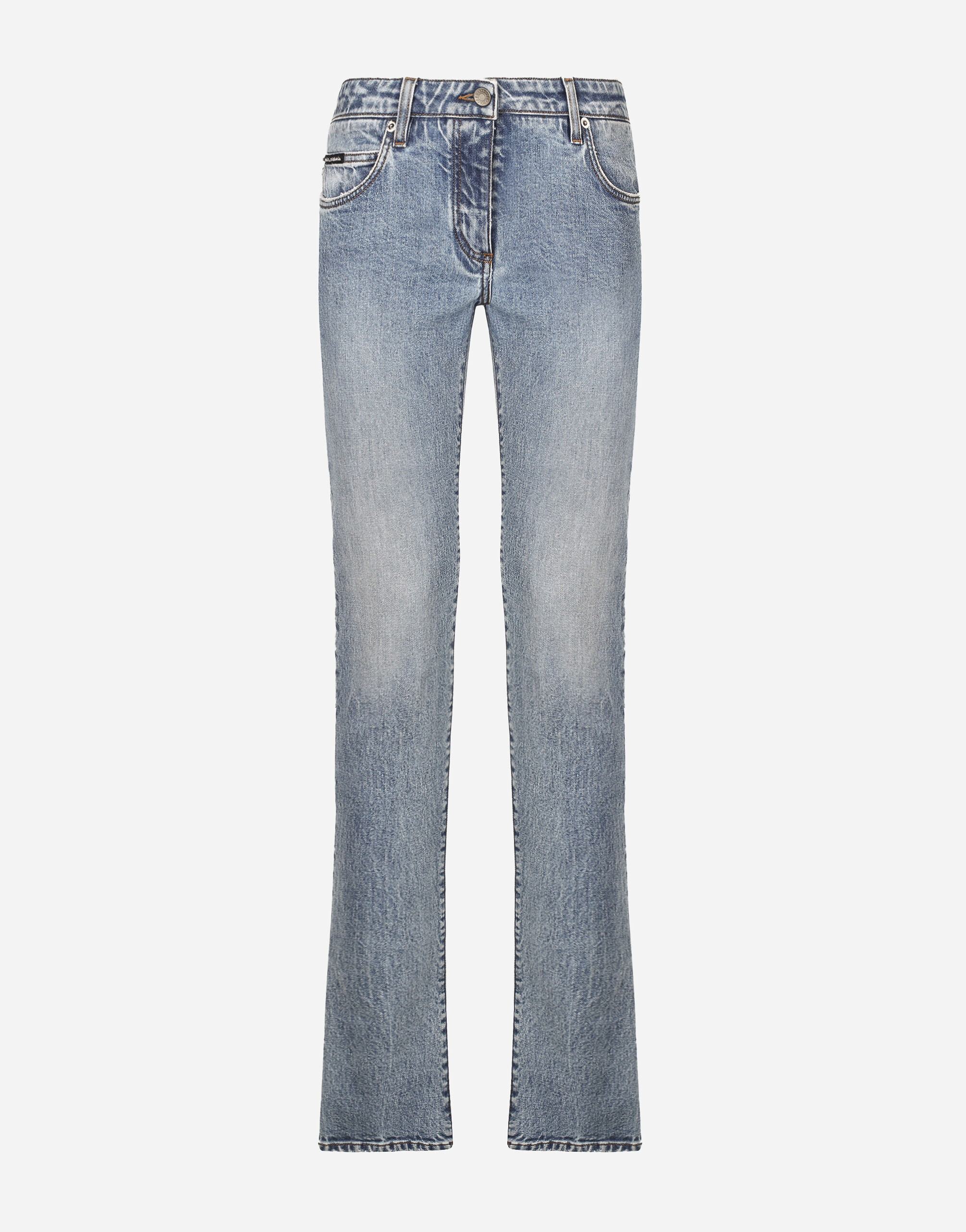 Dolce & Gabbana Bell-bottom jeans Blue F9R74DG8KT0