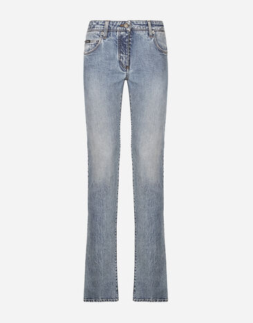 Dolce & Gabbana Jean évasé sur le bas Bleu F9R74DG8KT0