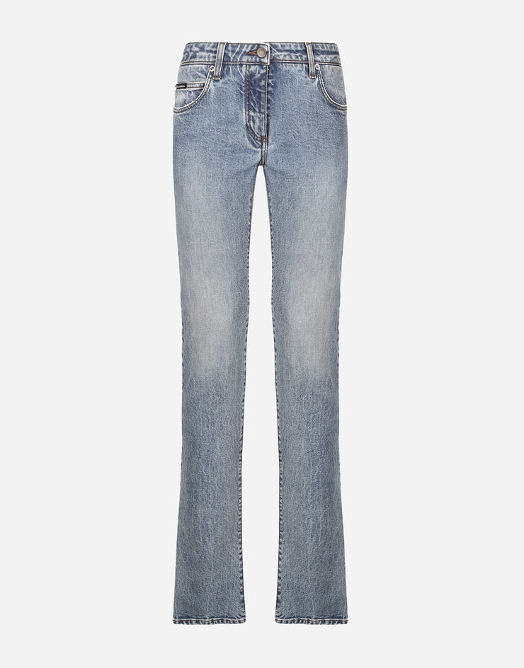 Dolce&Gabbana Jean évasé sur le bas Multicolore FTCZADG8JU6