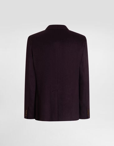 Dolce & Gabbana Double-breasted portofino cashmere jacket Purple G2NZ2TGJ763