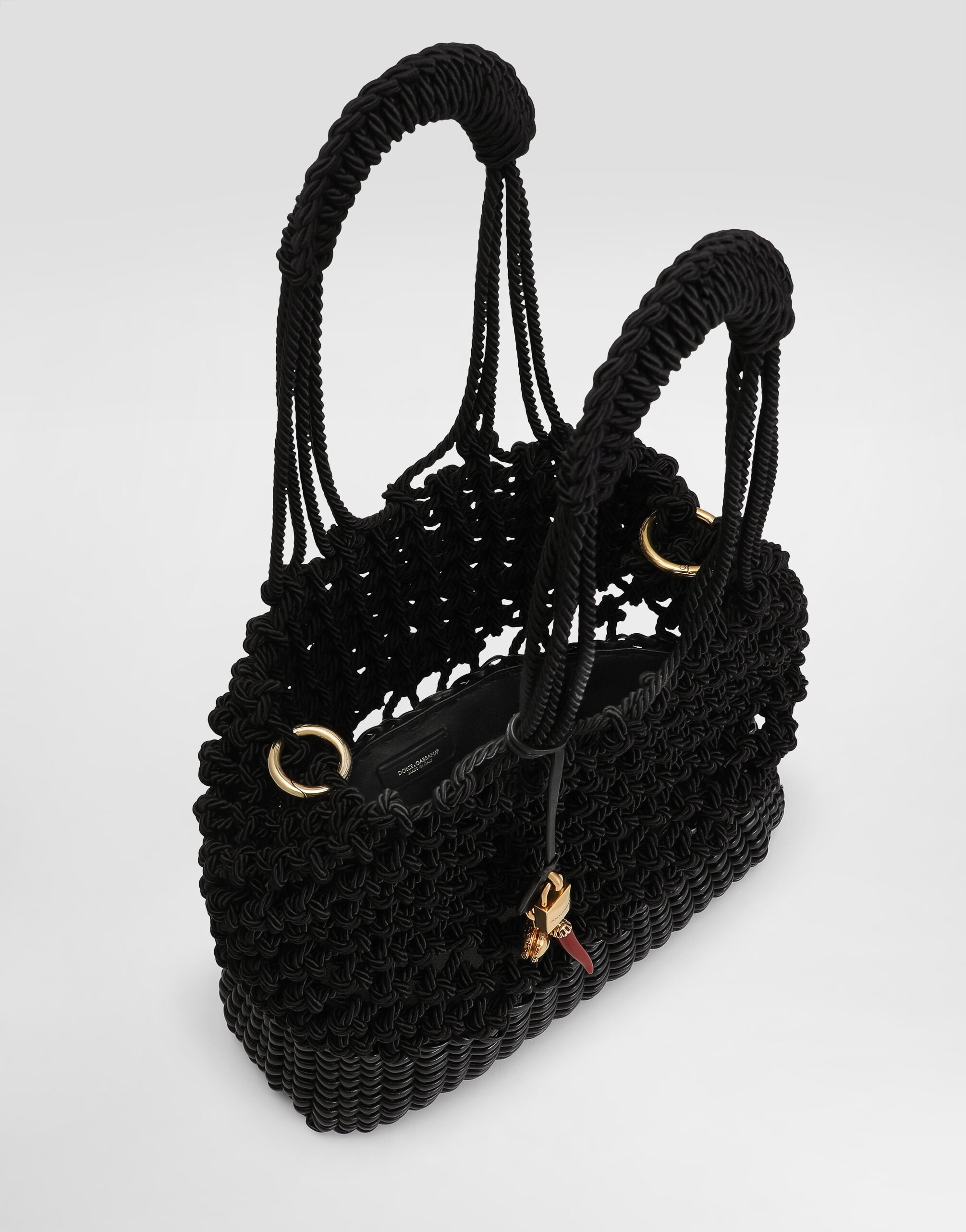 Borsa shopping Carla in Nero da Donna | Dolce&Gabbana®