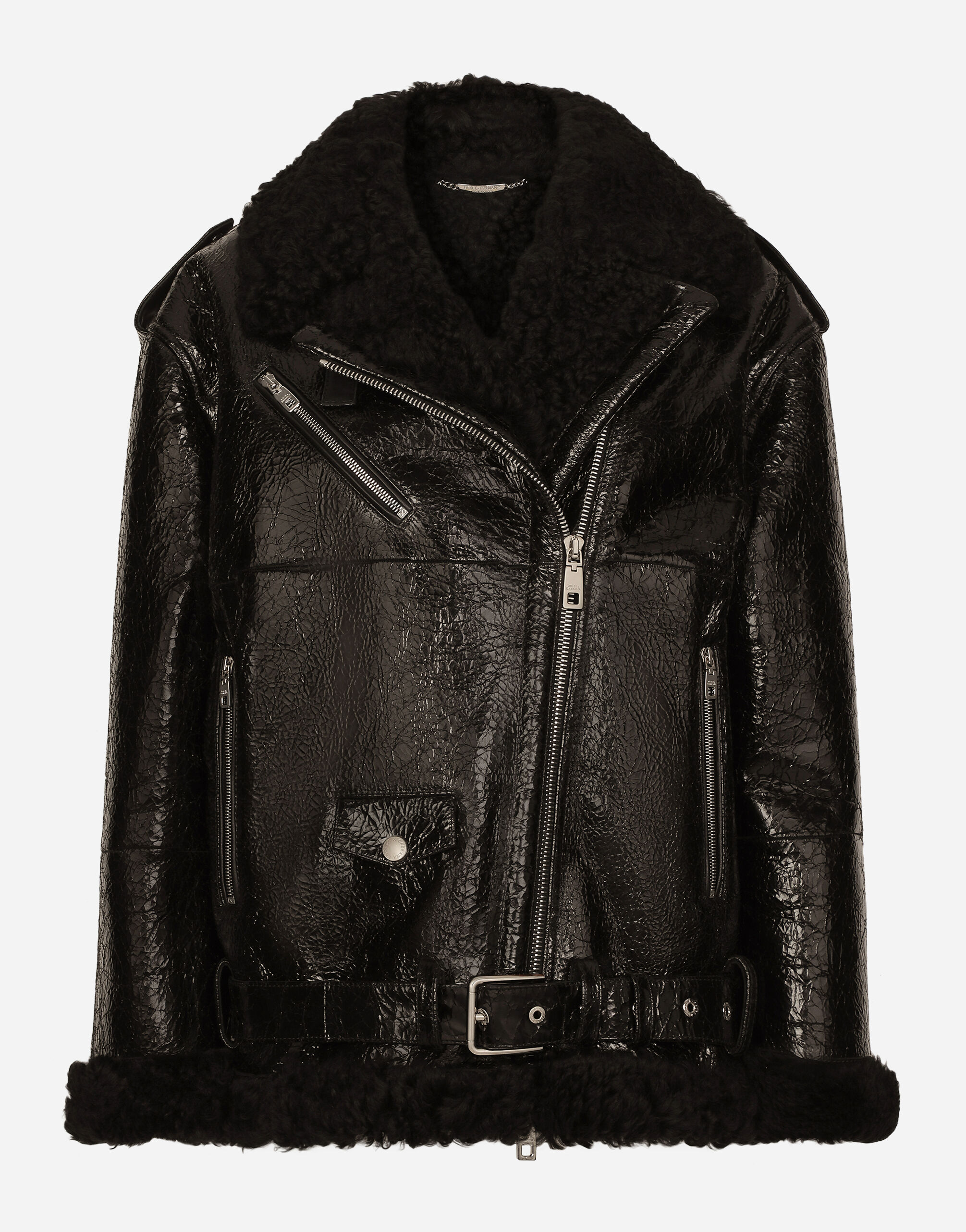 4bidden aviator best sale faux shearling jacket