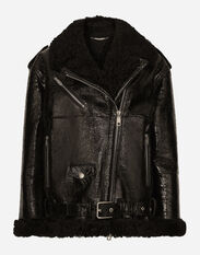 Dolce & Gabbana Shearling jacket Black F0CTFTFUSYS