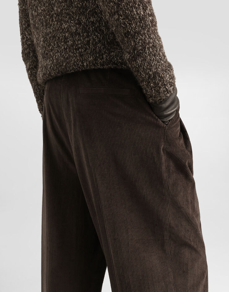 Dolce & Gabbana Velvet trousers Dolce & Gabbana Velvet trousers Brown GP16NTFUWEQ