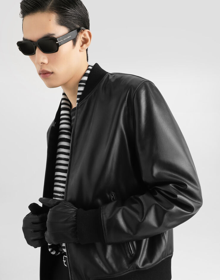 Dolce & Gabbana Calfskin bomber jacket  G9CLSLHUL2J