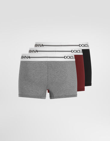 Dolce & Gabbana Stretch cotton boxers 3-pack Multicolor M9A33JON082