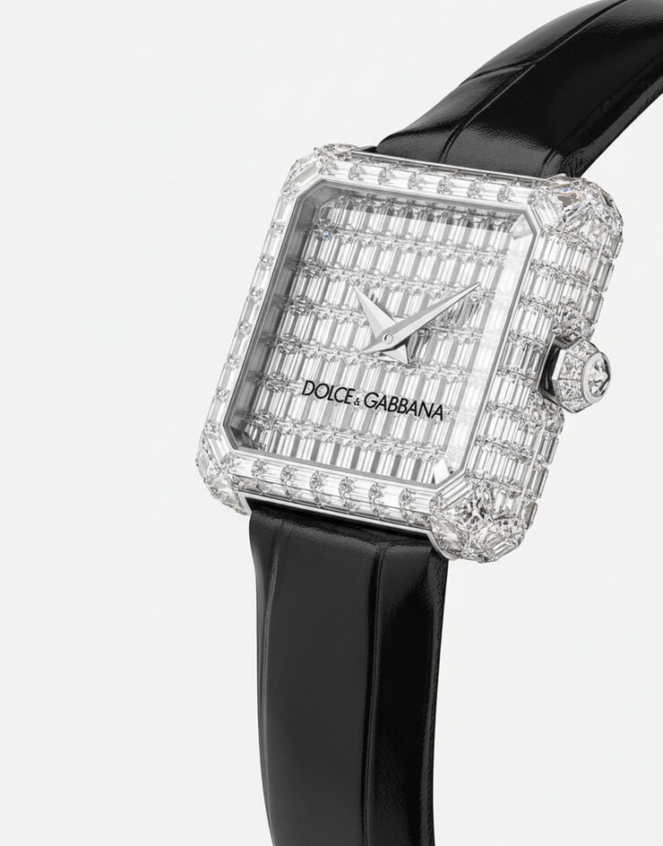 Dolce & Gabbana Sofia Invisible Setting watch Black WWLVSGXVPDA