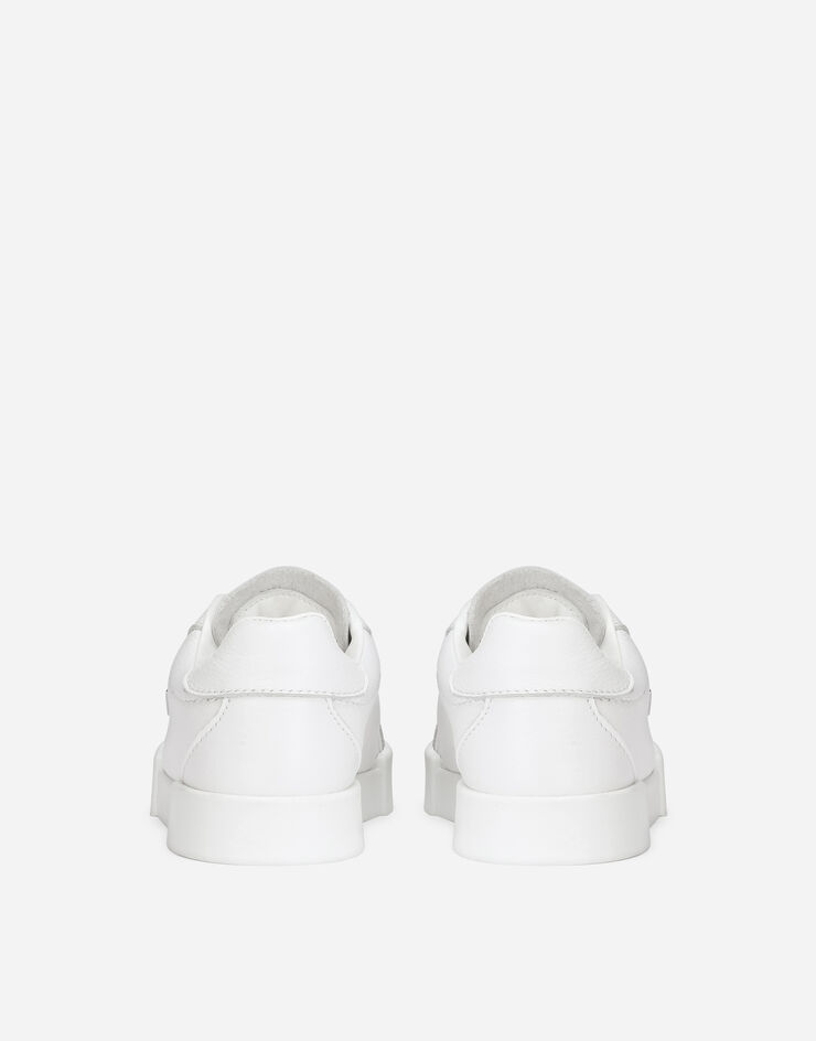 Dolce & Gabbana Sneaker Portofino light in pelle di vitello Bianco DN0187A3444