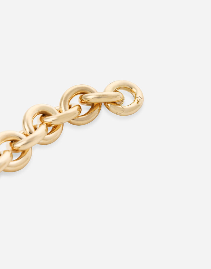 Dolce & Gabbana Logo bracelet in yellow 18kt gold Yellow gold WBMZ4GWYE01