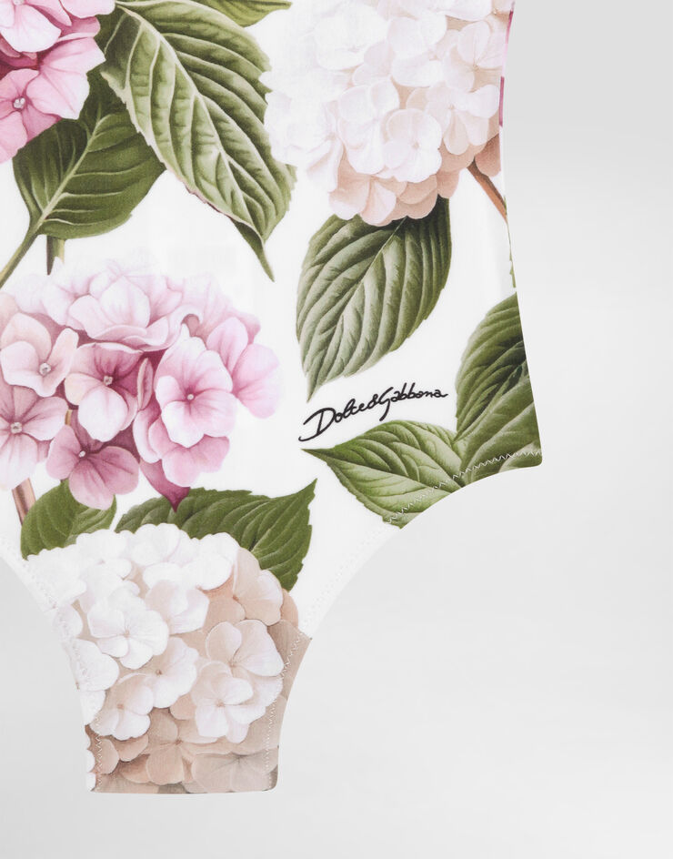 Dolce & Gabbana Costume intero stampa ortensia Multicolore L2J869ON0CC