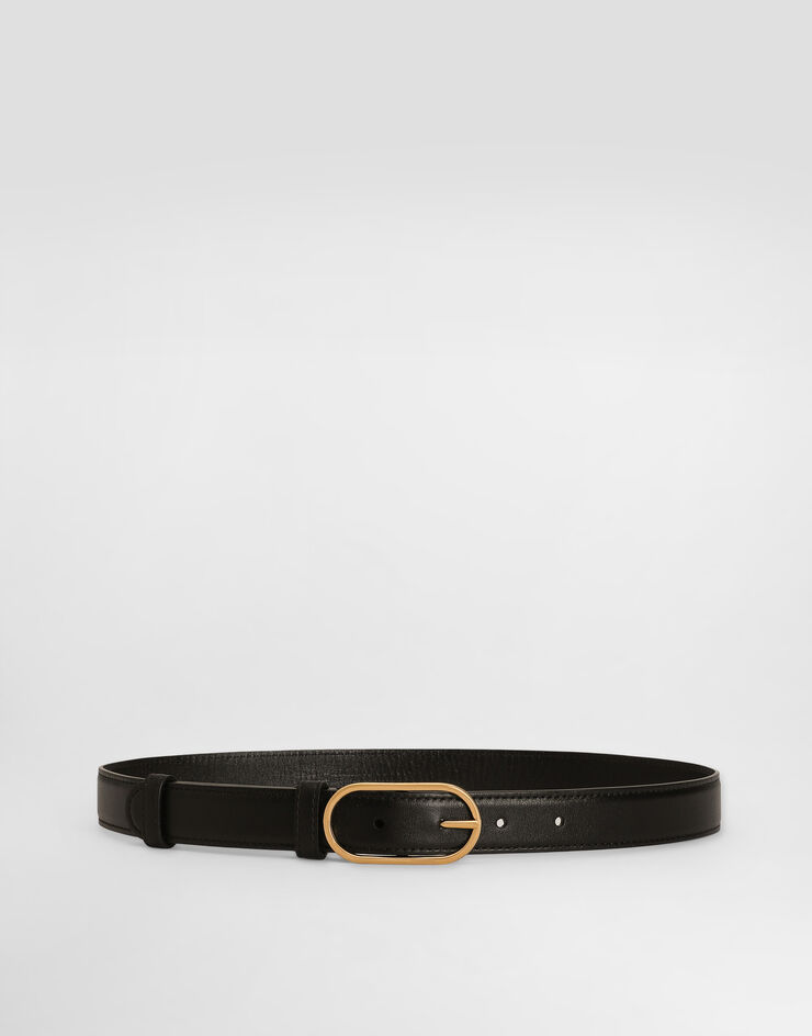 Dolce & Gabbana 小牛皮腰带 黑 BE1654A3G19