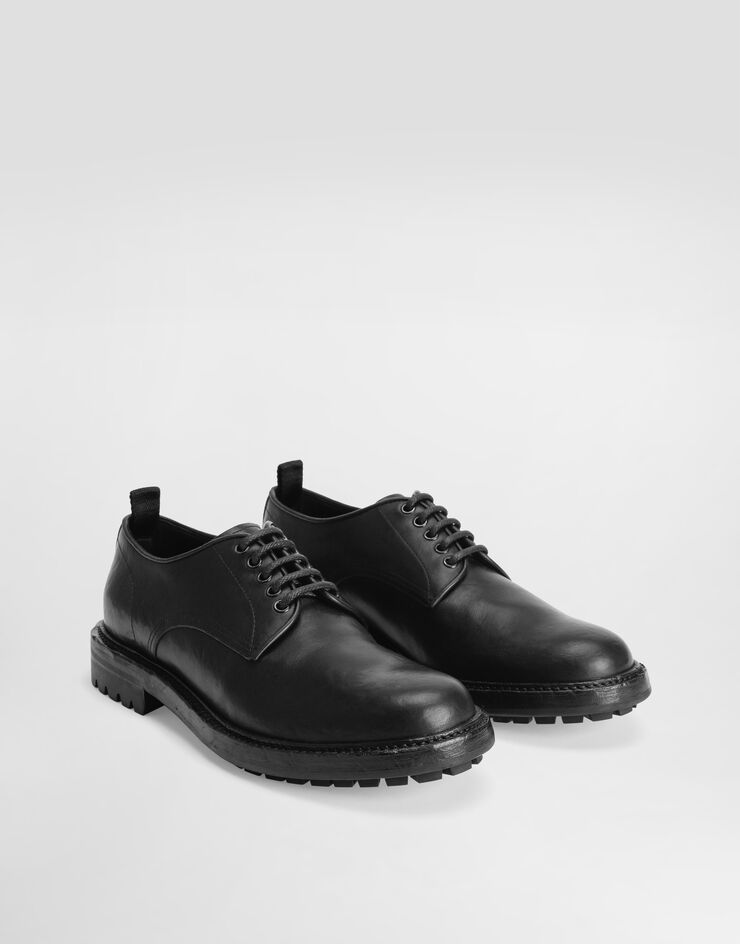 Dolce & Gabbana Calfskin derby shoes Black A10889AV325