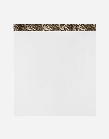 Dolce & Gabbana Cotton Sateen Flat Sheet Multicolor TCE047TCAKF