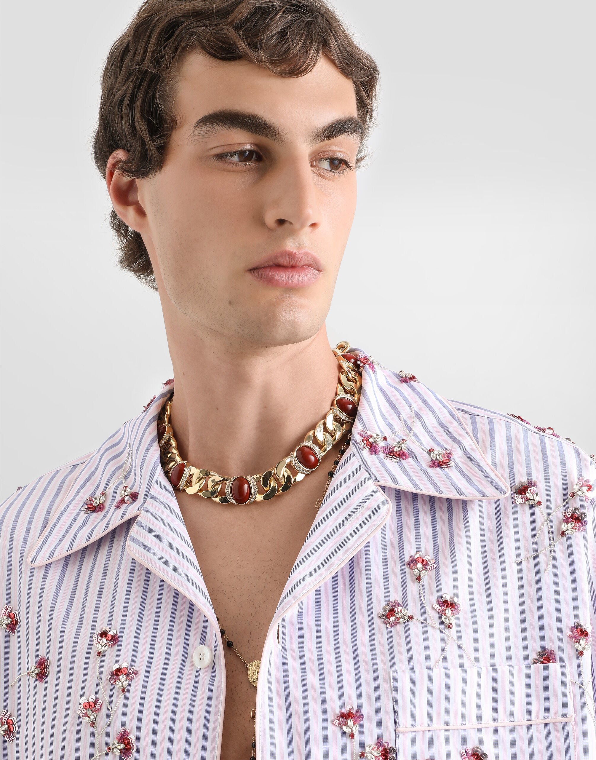 Maxi necklace in Gold for Men | Dolce&Gabbana® US