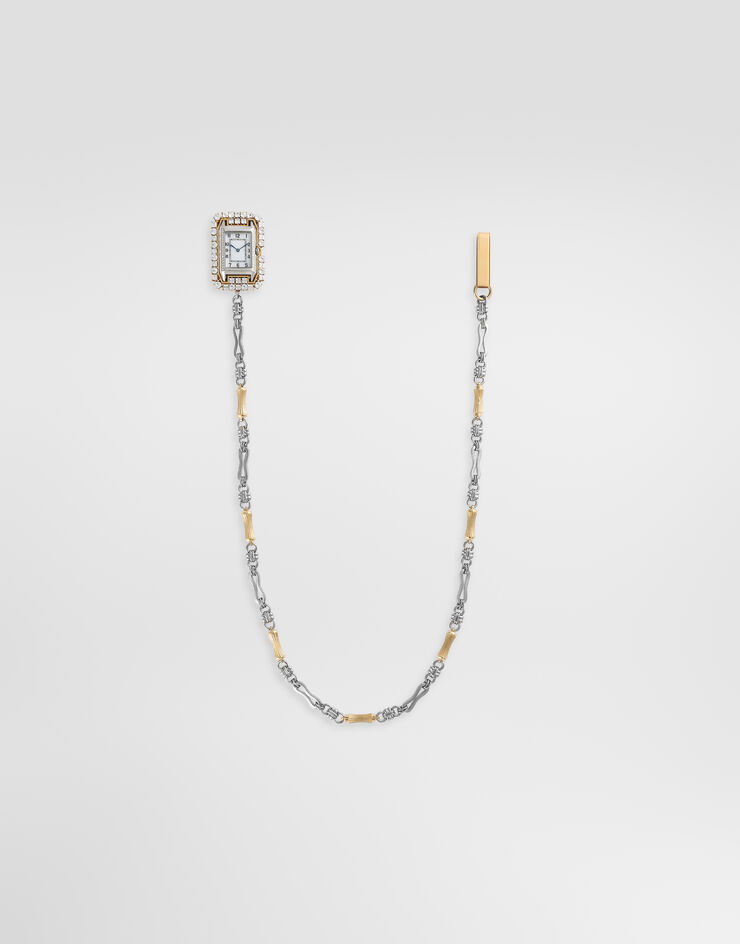 Dolce & Gabbana بروش ساعة مزين بستراس متعدد الألوان WPS7S6W1111