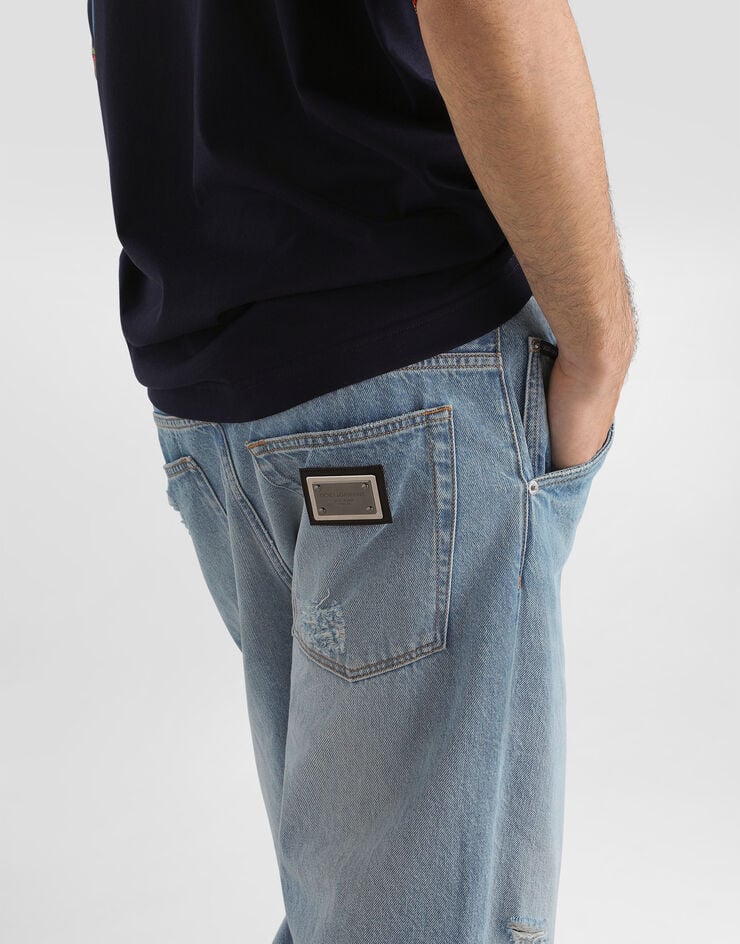 Dolce & Gabbana Denim trousers Dolce & Gabbana Denim trousers Multicolor GP23CDG8PL3