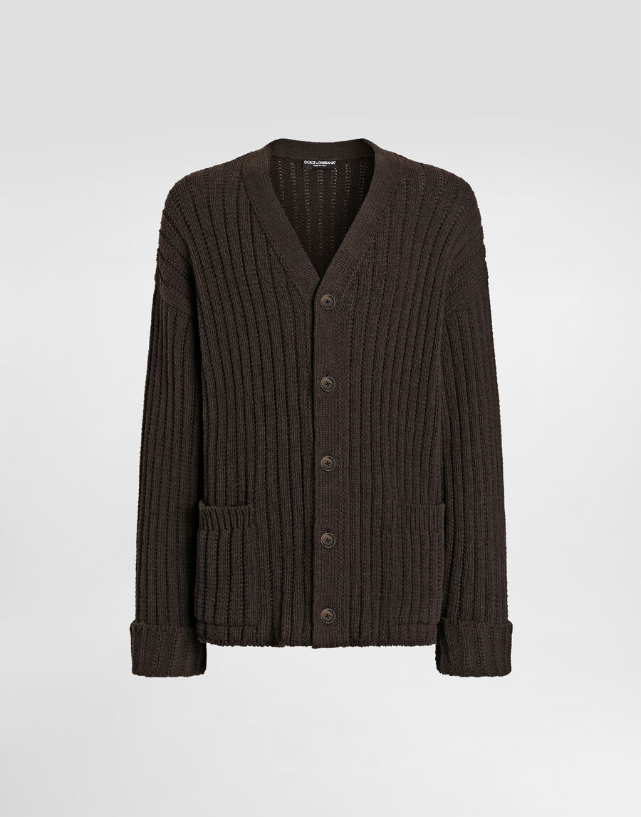 Cotton-blend cardigan