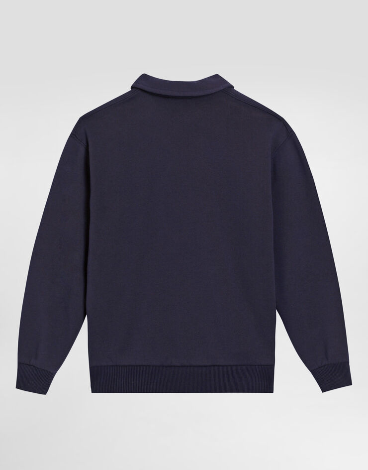 Dolce & Gabbana Bandanna-print sweatshirt Blue L4JWLGG7OLL
