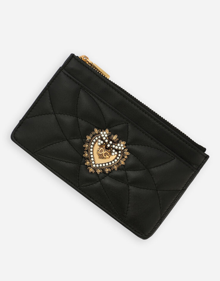 Dolce & Gabbana Medium Devotion card holder Black BI1261AV967
