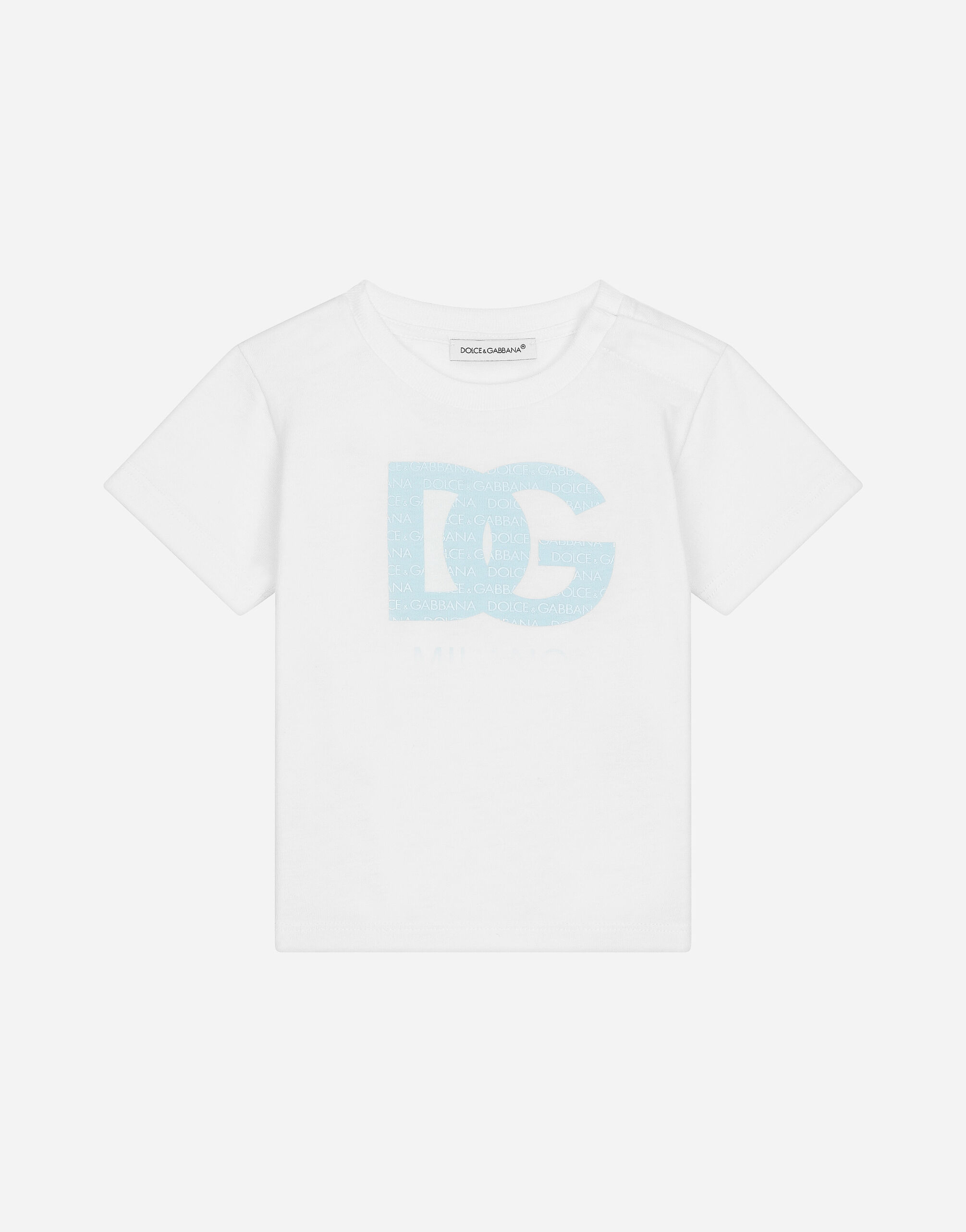 Jersey T shirt with DG logo Dolce Gabbana