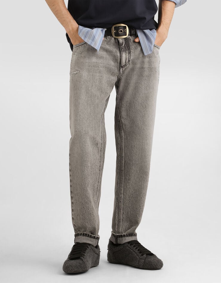 Dolce & Gabbana Pantalon en denim Dolce & Gabbana Pantalon en denim Multicolor GP23KDG8PI8