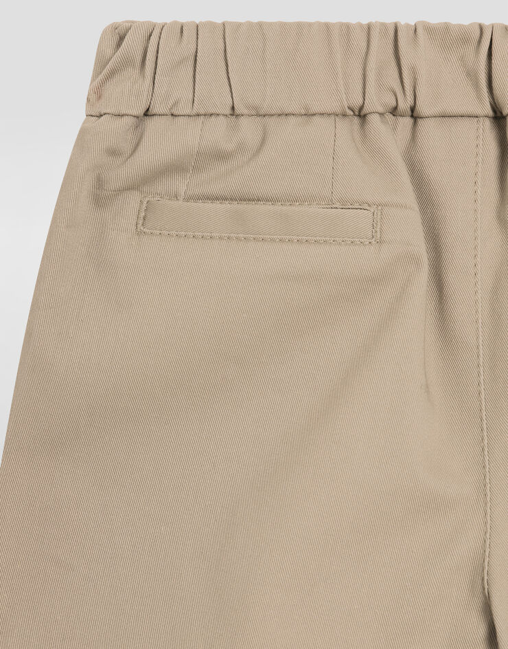 Dolce & Gabbana Gabardine bermuda shorts Beige L13Q91FUFL3